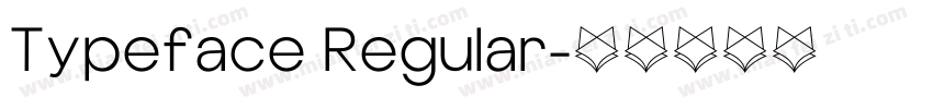 Typeface Regular字体转换